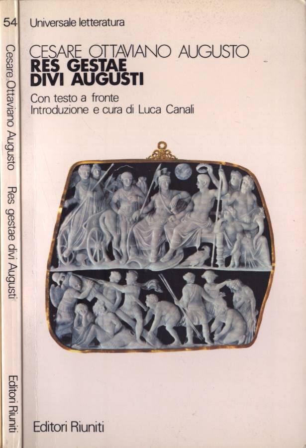 Res gestae divi Augusti - Cesare Ottaviano Augusto
