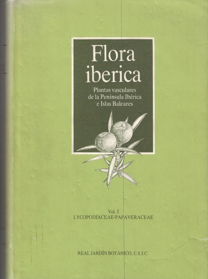 FLORA IBÉRICA. Plantas vasculares de la Península Ibérica e Islas Baleares. Vol. I. LYCOPODIACEAE-PAPAVERACEAE - AA.VV.