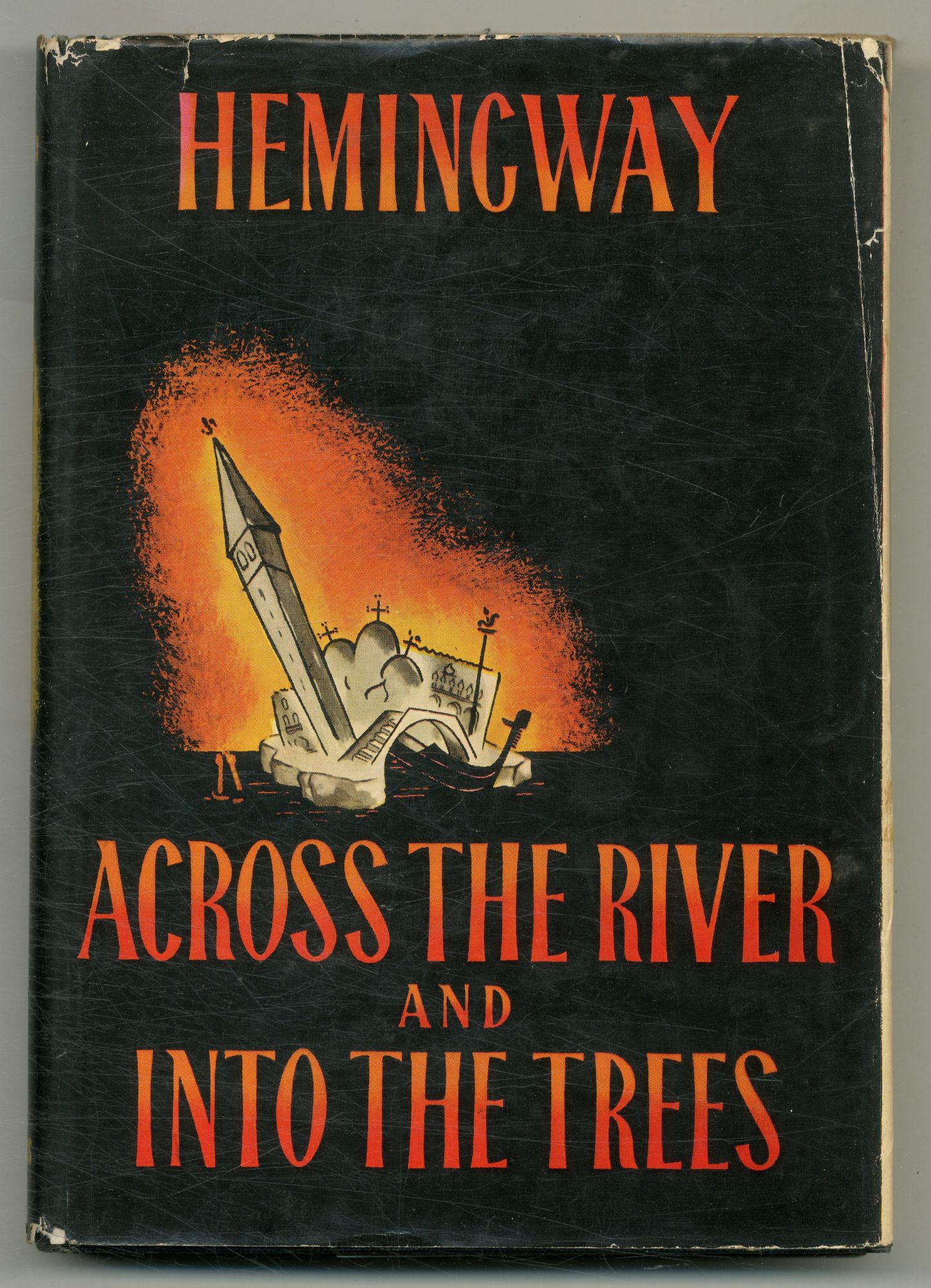 最新情報 and River the Across Into Ernest HEMINGWAY, by Trees the 洋書、外国語書籍