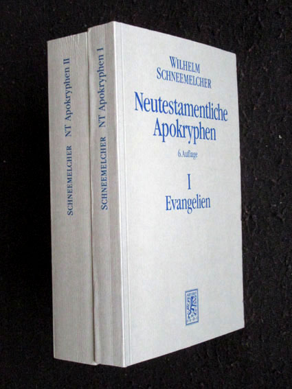 Neutestamentliche Apokryphen in deutscher Übersetzung (2 Bände). Band 1: Evangelien / Band 2: Apostolische Apokalypsen und Verwandtes. - Schneemelcher, Wilhelm (Hrsg.)