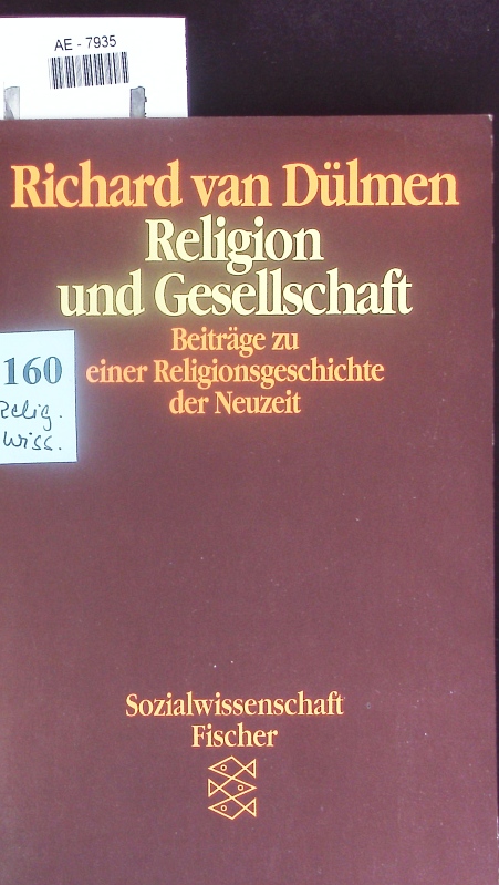 Religion und Gesellschaft. - van Dülmen, Richard