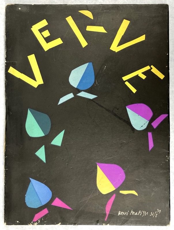 Verve : revue artistique et littéraire. N° 8. Vol. 2. 1er trimestre 1940 [Verve 1er trimestre 1940] [Bonnard ; Derain ; Matisse] [Bon] [Couverture so