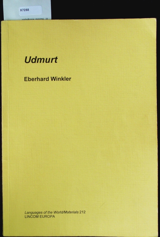 Udmurt. - Winkler, Eberhard