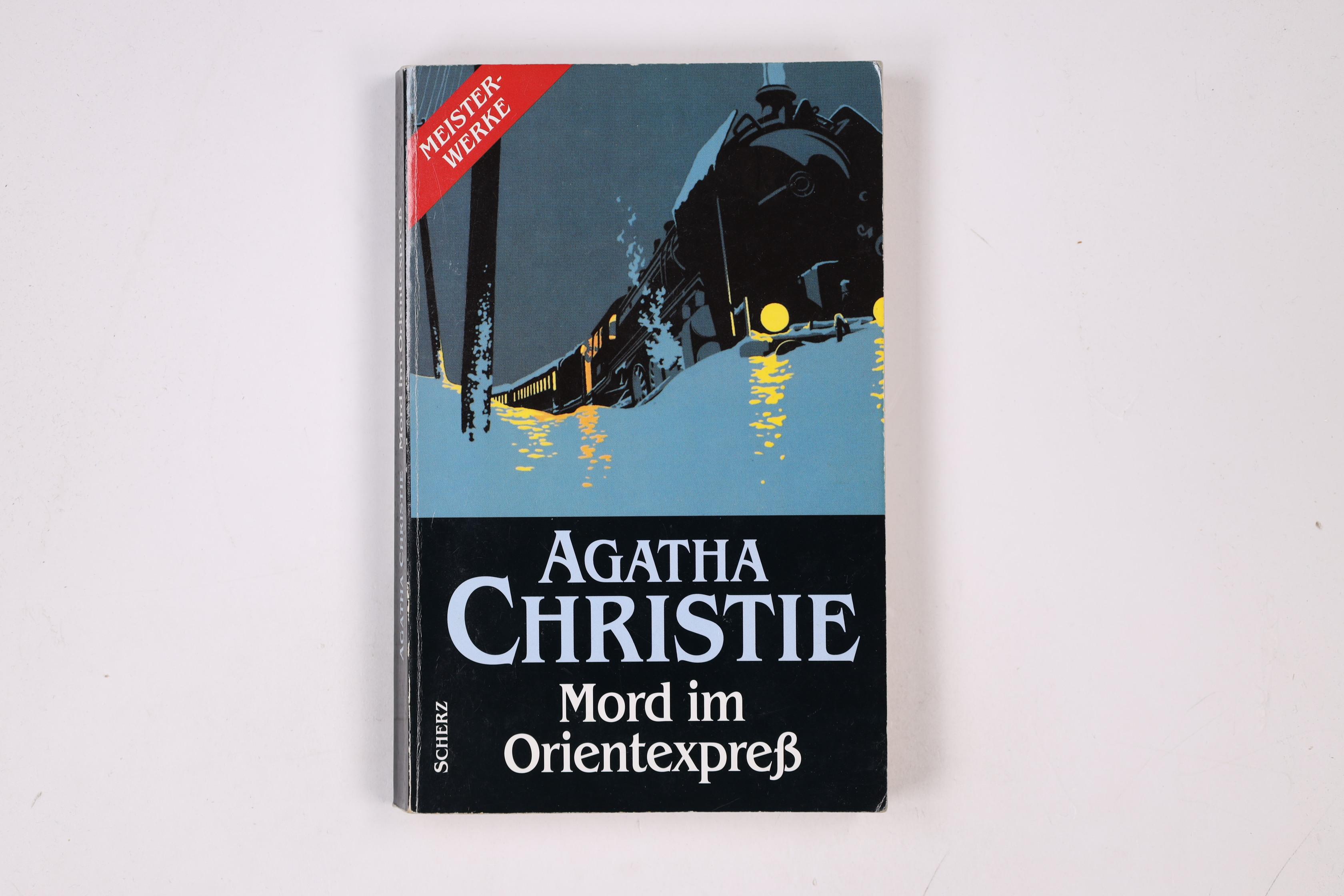 MORD IM ORIENTEXPRESS. - Christie, Agatha