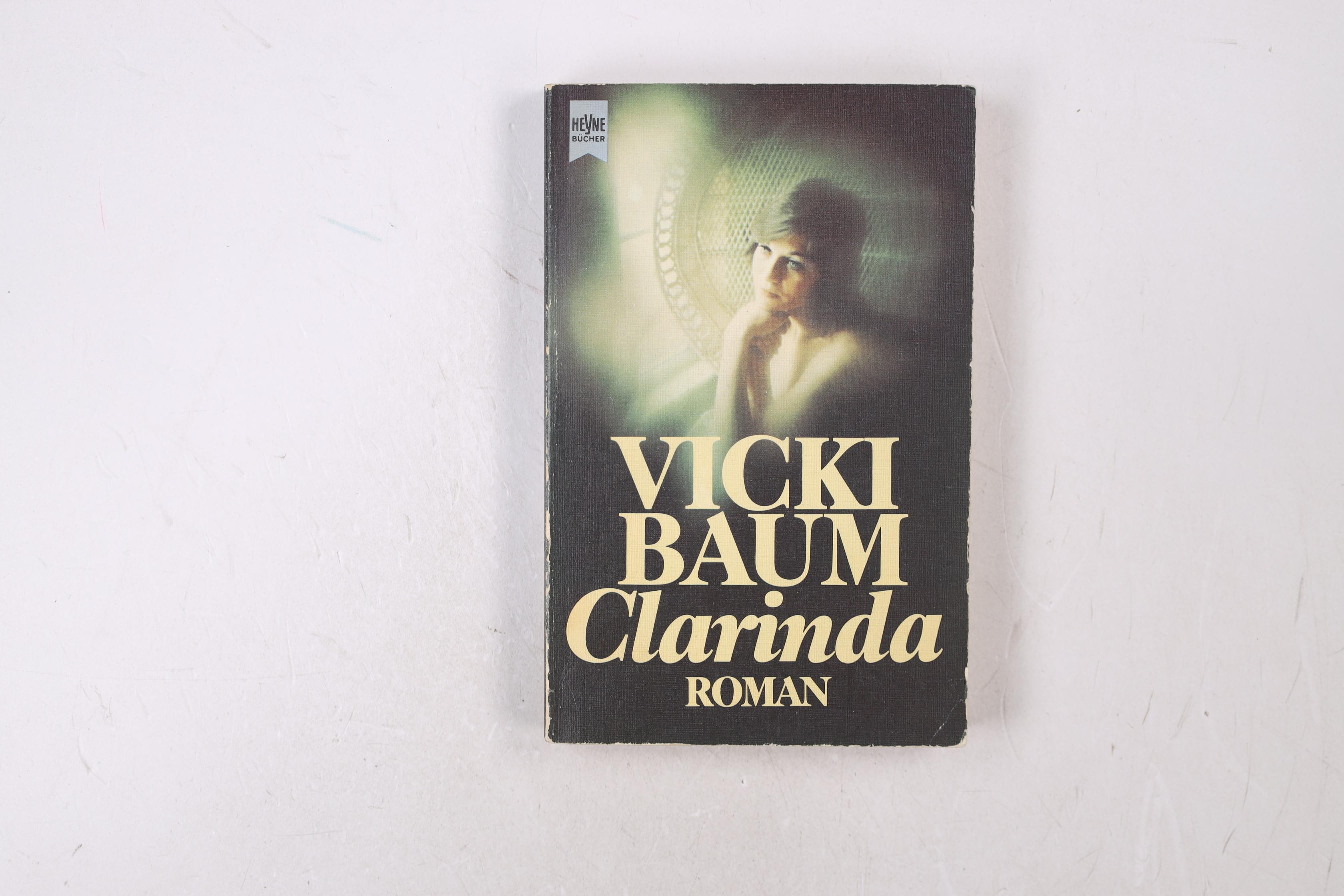 CLARINDA. Roman - Baum, Vicki