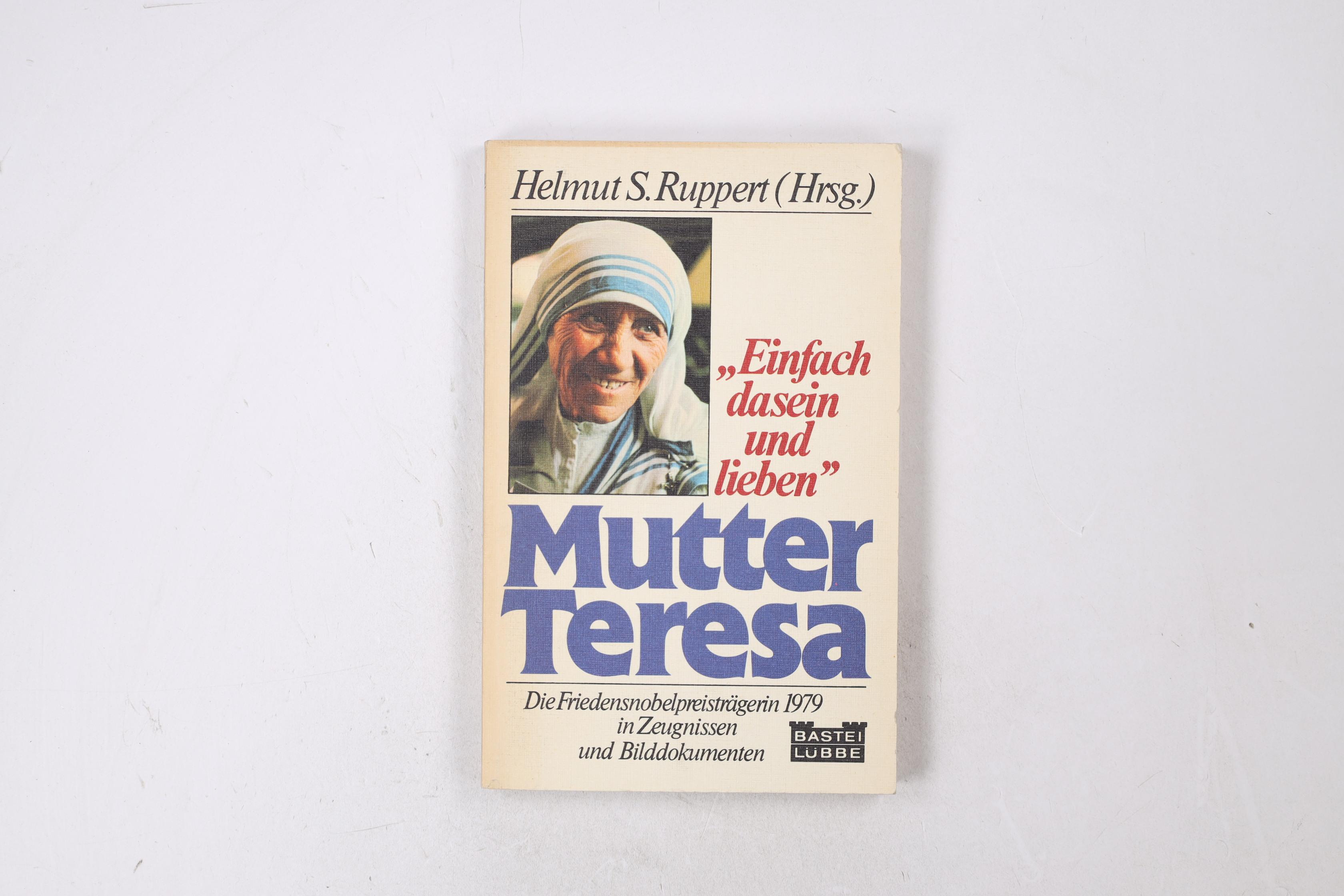 MUTTER TERESA. - Teresa, Mutter