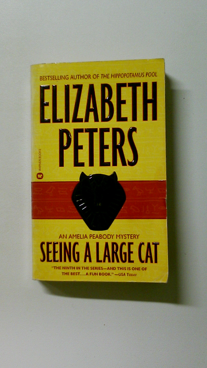 SEEING A LARGE CAT AMELIA PEABODY, 9. - Peters, Elizabeth