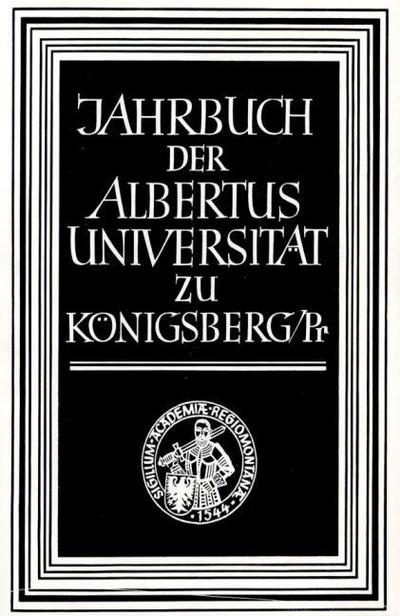 Jahrbuch der Albertus-Universität zu Königsberg/Pr. : Band XXV (1975). - Duncker & Humblot