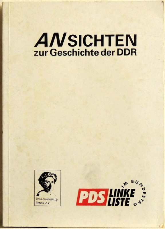 Ansichten zur Geschichte der DDR; Band 5; - Cerny, Jochen(Hrsg.)