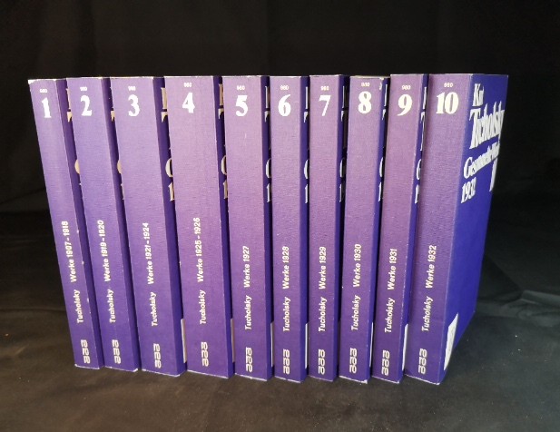 Kurt Tucholsky: Gesammelte Werke in 10 Bänden. - [10 Bände. Komplett]. - Tucholsky, Kurt