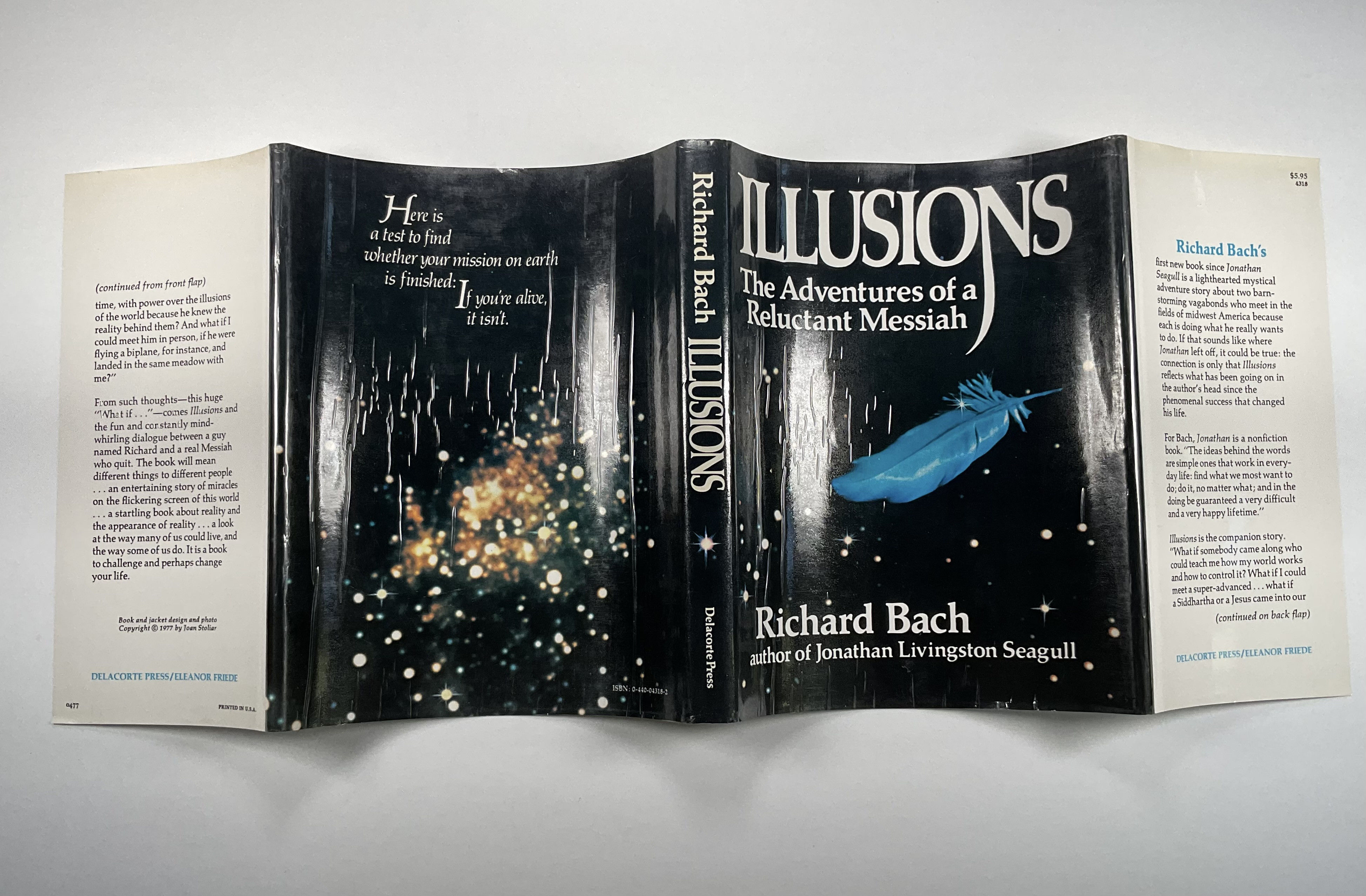 Illusions The Adventures of a Reluctant Messiah (signed, with doublepage sketch by the author