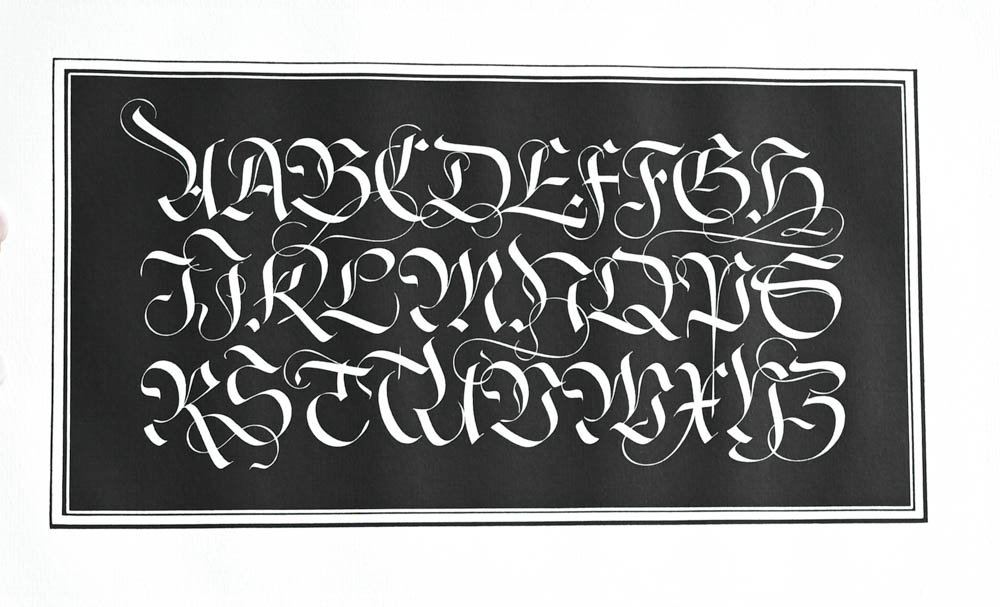 Pen and Graver: Alphabets & Pages of Calligraphy by Hermann