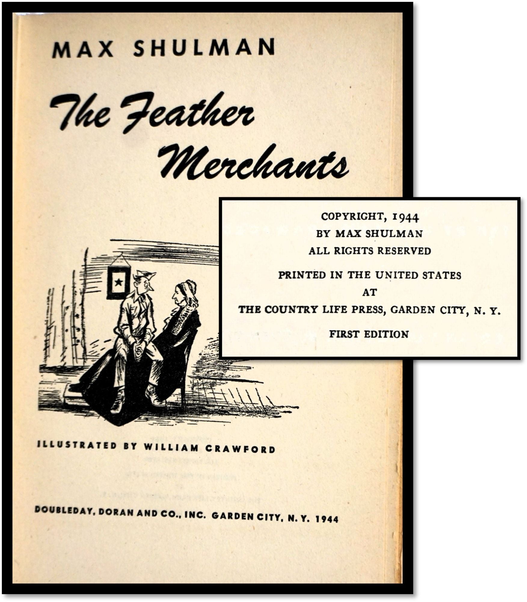 The Feather Merchants [World War II Satire] [Author Signed] by Shulman ...