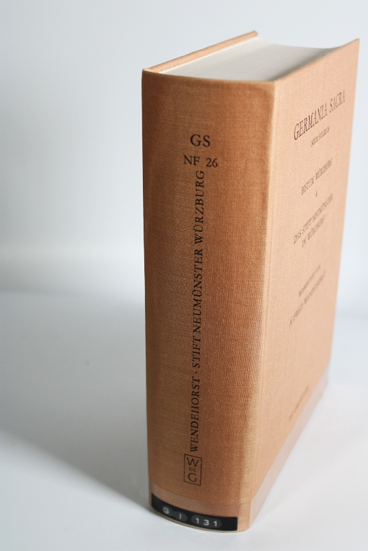 Das Stift Neumünster in Würzburg. Das Bistum Würzburg ; 4; Germania sacra ; N.F., 26. - Wendehorst, Alfred