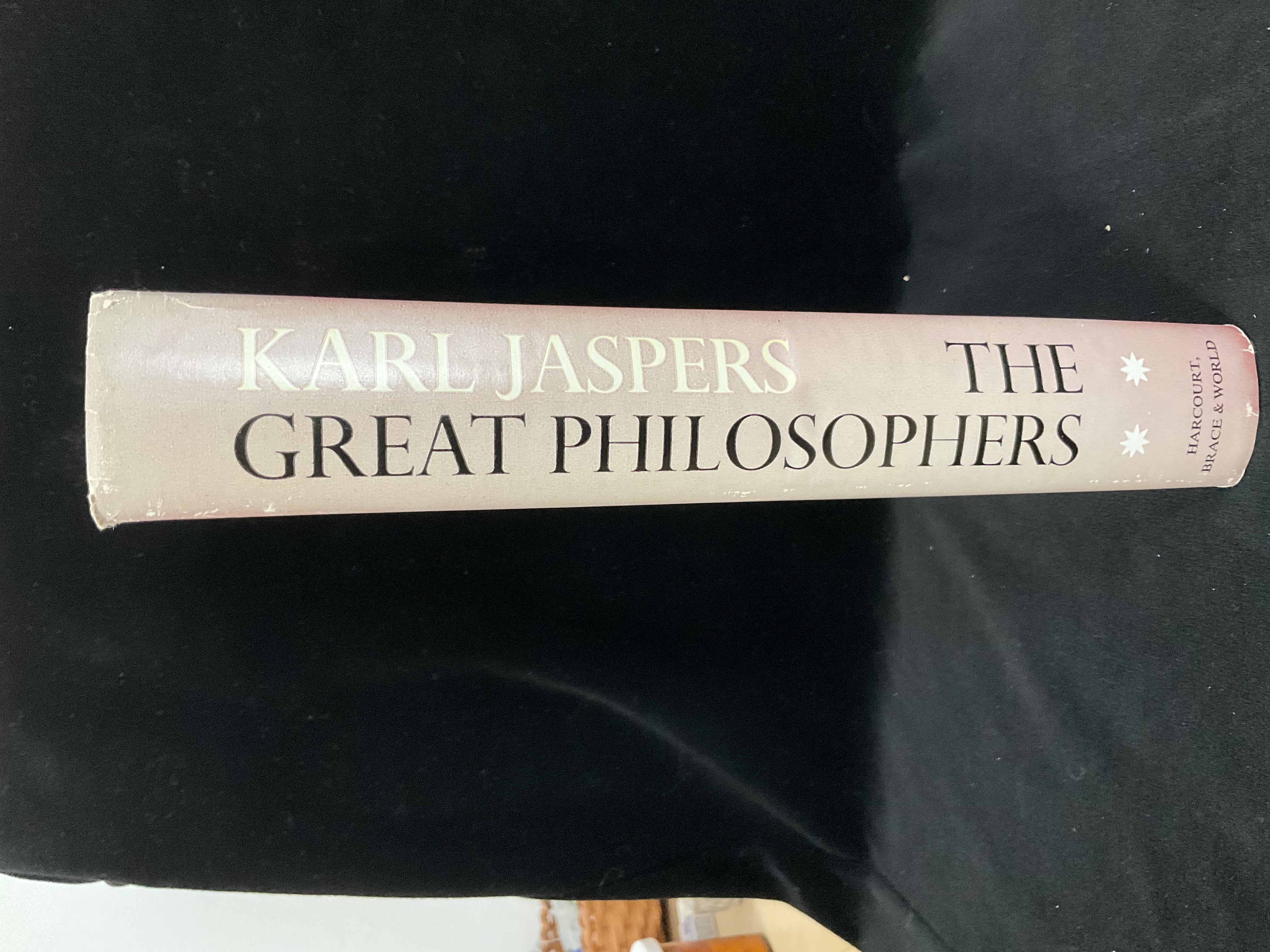 The Great Philosophers Volume I I by Karl Jaspers: Very Good
