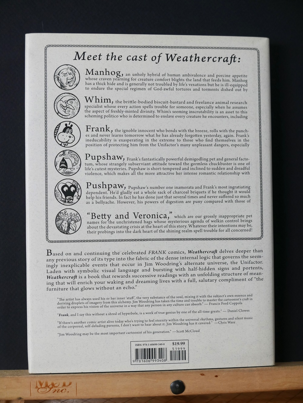 Weathercraft Weathercraft: A Frank Comic by Woodring, Jim: As New Hardcover (2010 ...