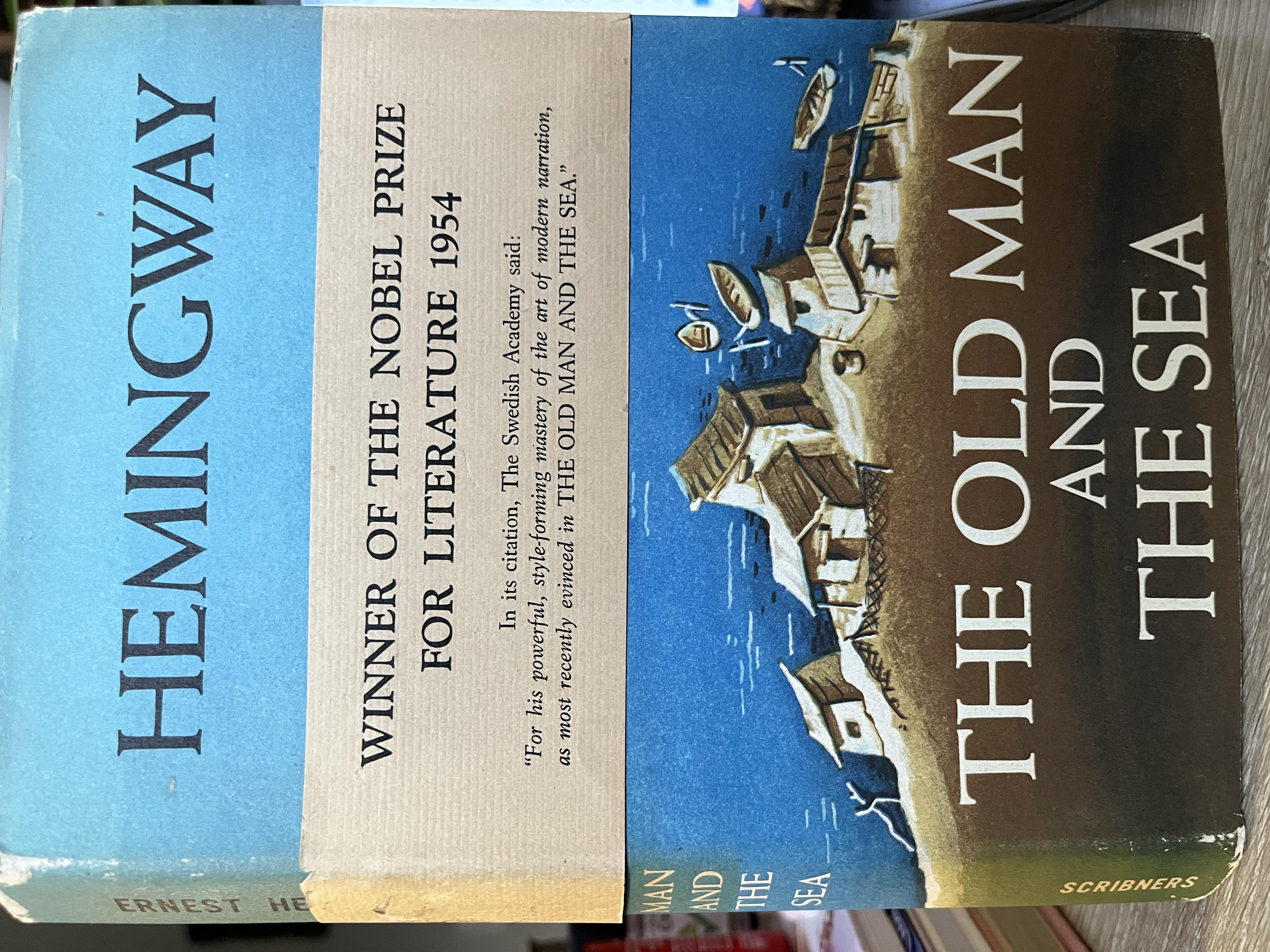 The Old Man And The Sea by Ernest Hemingway: Near Fine Hardcover (1952