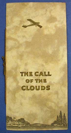 The CALL Of The CLOUDS [Aviation Advertising Booklet]. Gallaudet, Edson [1871 - 1945] [ ] [Couverture souple]