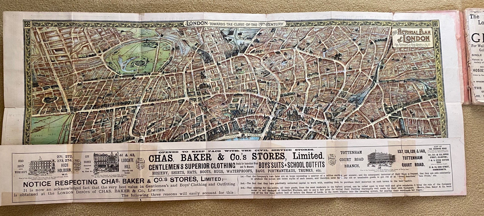 The ABC Guide to London with Pictorial Plan of Central The ABC Guide to London with Pictorial Plan of Central