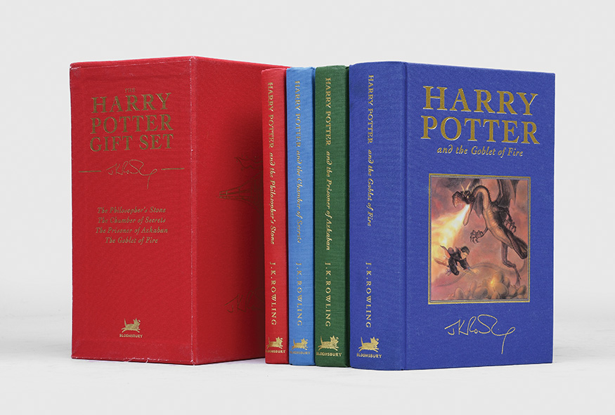 The Harry Potter Gift Set. [Harry Potter and the Philosopher's Stone; the Chamber of Secrets; the Prisoner of Azkaban; the Goblet of Fire.] ROWLING,