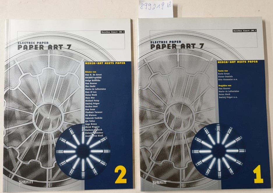 electric Paper: Paper Art 7. Dokumentation der Ausstellung. Englisch /Deutsch Band 1 & 2 : - Eimert, Dorothea