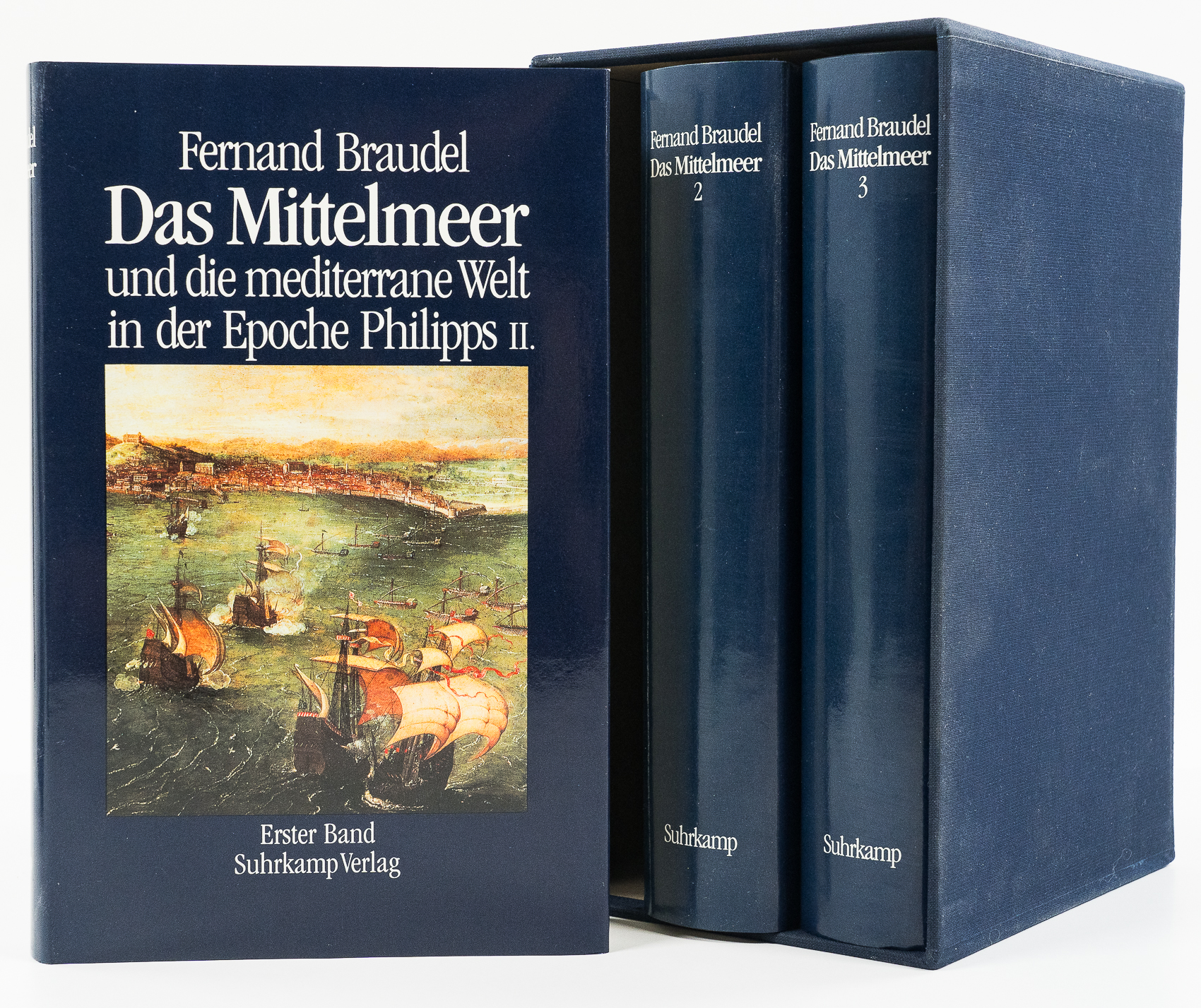 Das Mittelmeer und die mediterrane Welt in der Epoche Philipps II. - [3 Bände]. - - Braudel, Fernand