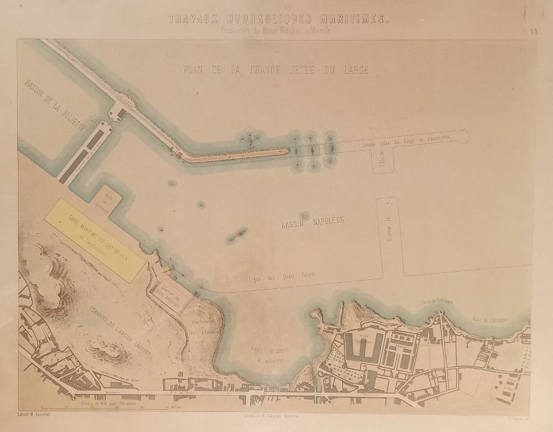 Plan de la Grande Jetée du Large. PLAN - MARSEILLE - CANQUOIN Plan de la Grande Jetée du Large [ ]