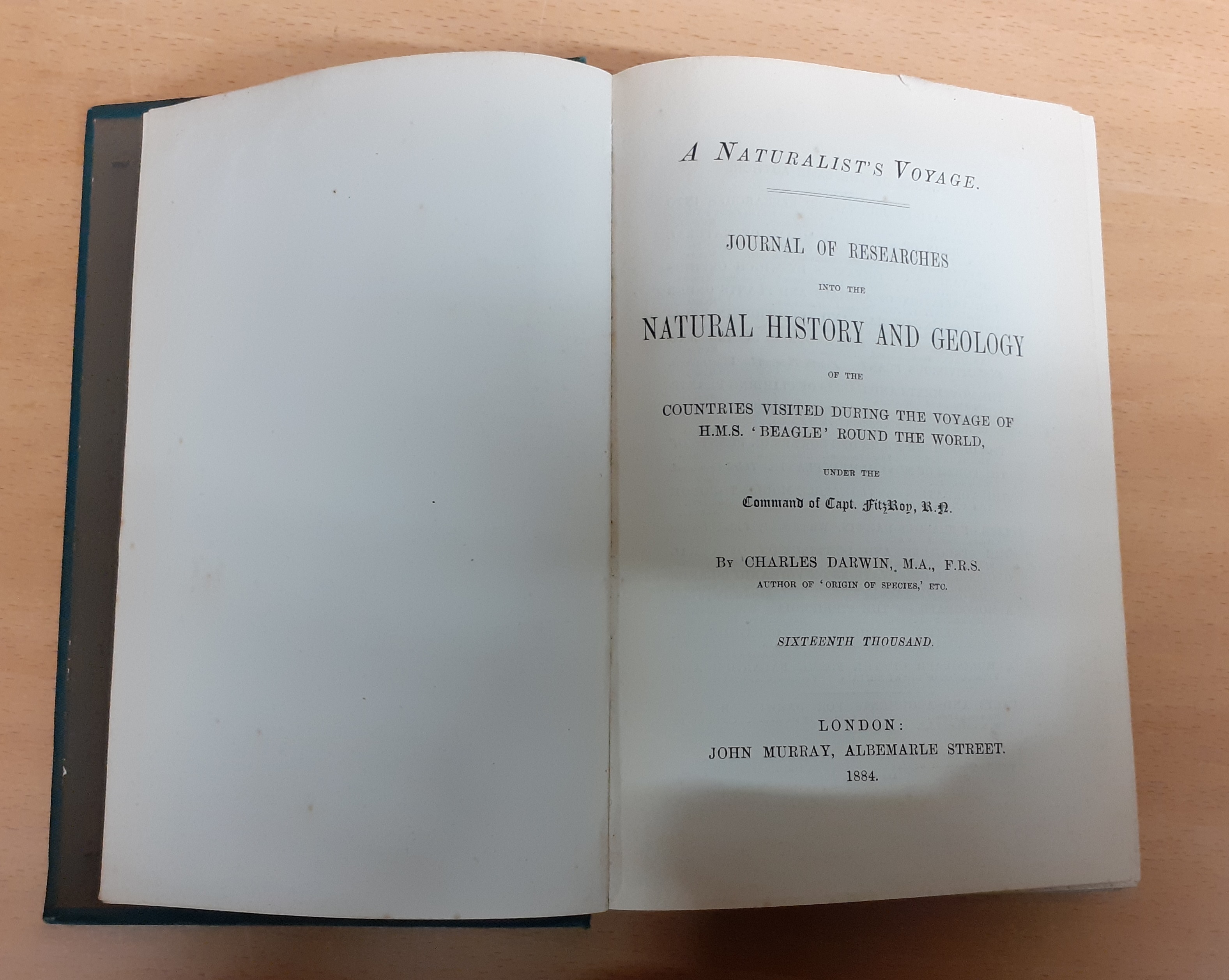 A Naturalist's Voyage. Journal of Researches Into the A Naturalist's Voyage. Journal of Researches Into the