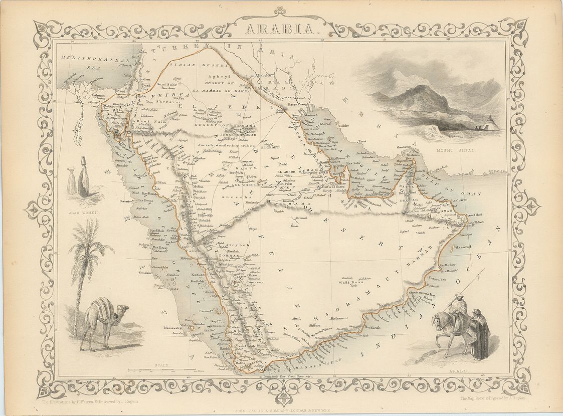 Arabia. RAPKIN, J. & [TALLIS, John]. [ ]