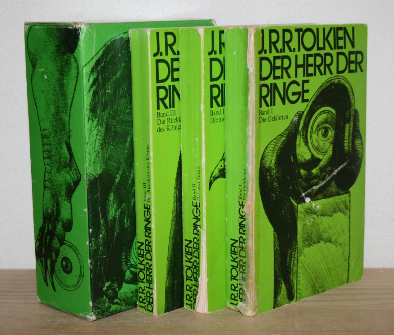 Der Herr der Ringe. 3 Bände: Die Gefährten / Die zwei Türme / Die Rückkehr des Königs. - Tolkien, J.R.R. und Margaret Carroux