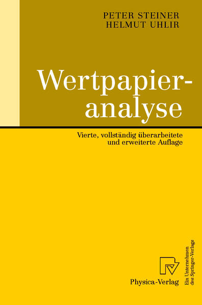 Wertpapieranalyse: Mit 52 Beisp. - Steiner, Peter und Helmut Uhlir