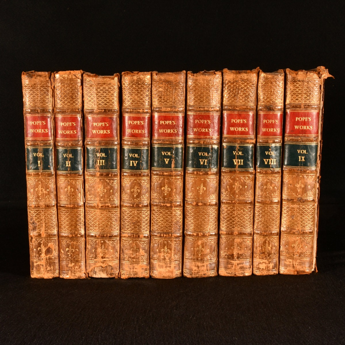The Works of Alexander Pope Esq. In Nine Volumes, Complete with his Last Corrections, Additions, and Improvements - Alexander Pope; Mr. Warburton