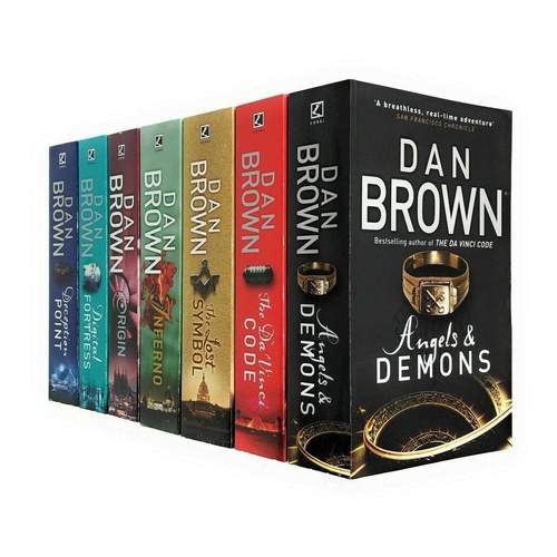 Dan Brown Robert Langdon Series 7 Books Collection Set - Dan Brown