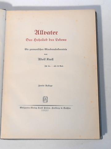 Allvater. Das Hohel…