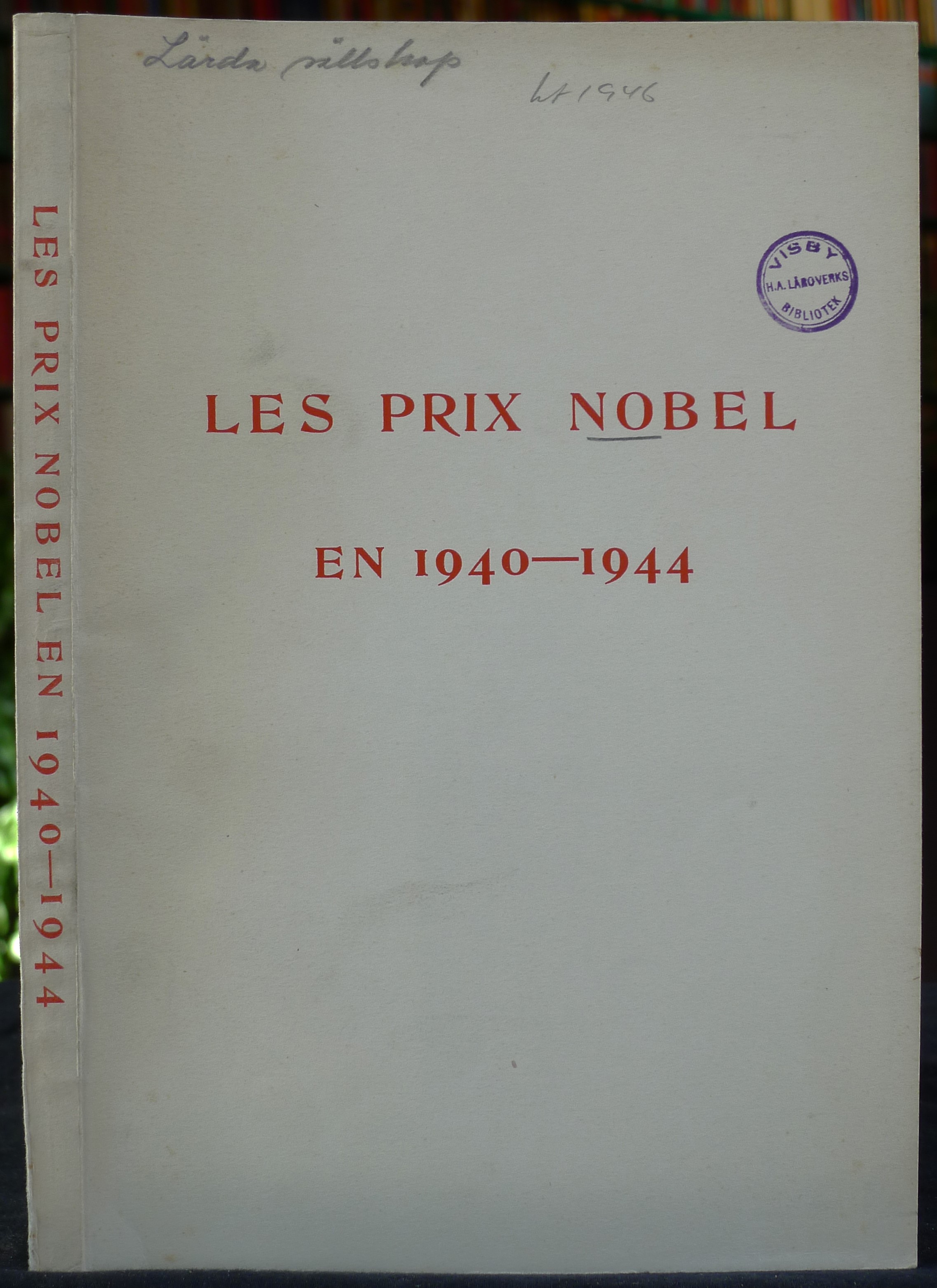 Les Prix Nobel En 1…
