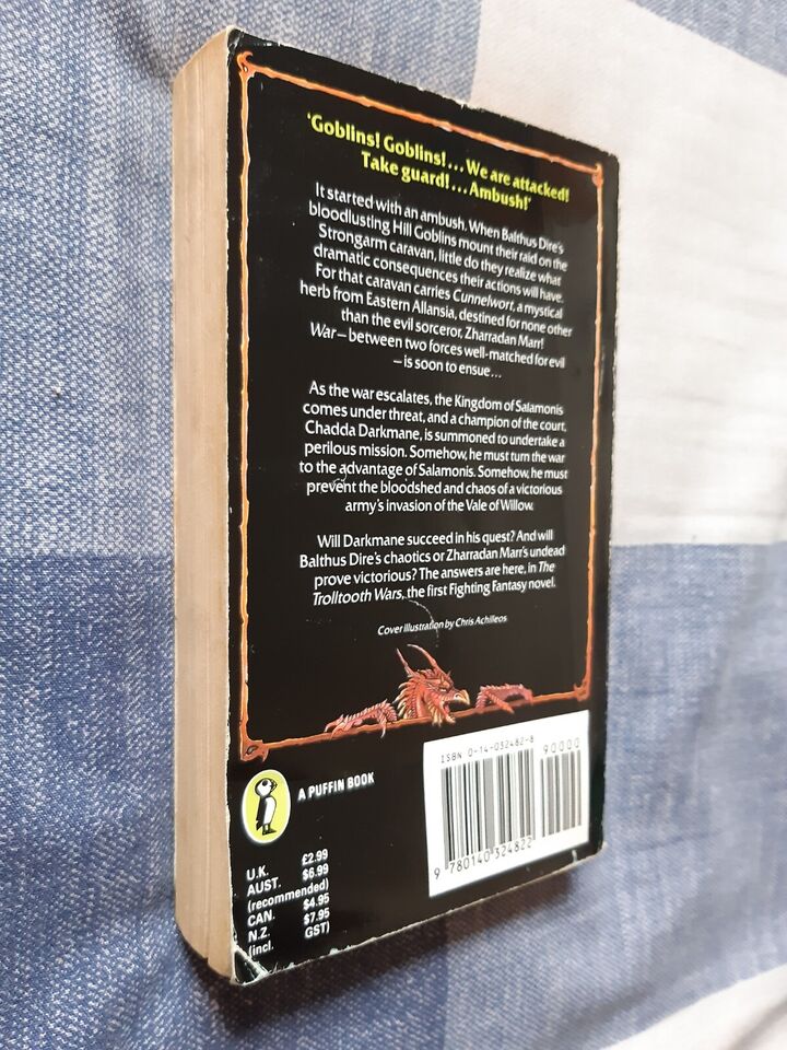 The Trolltooth Wars: A Fighting Fantasy Novel by Steve