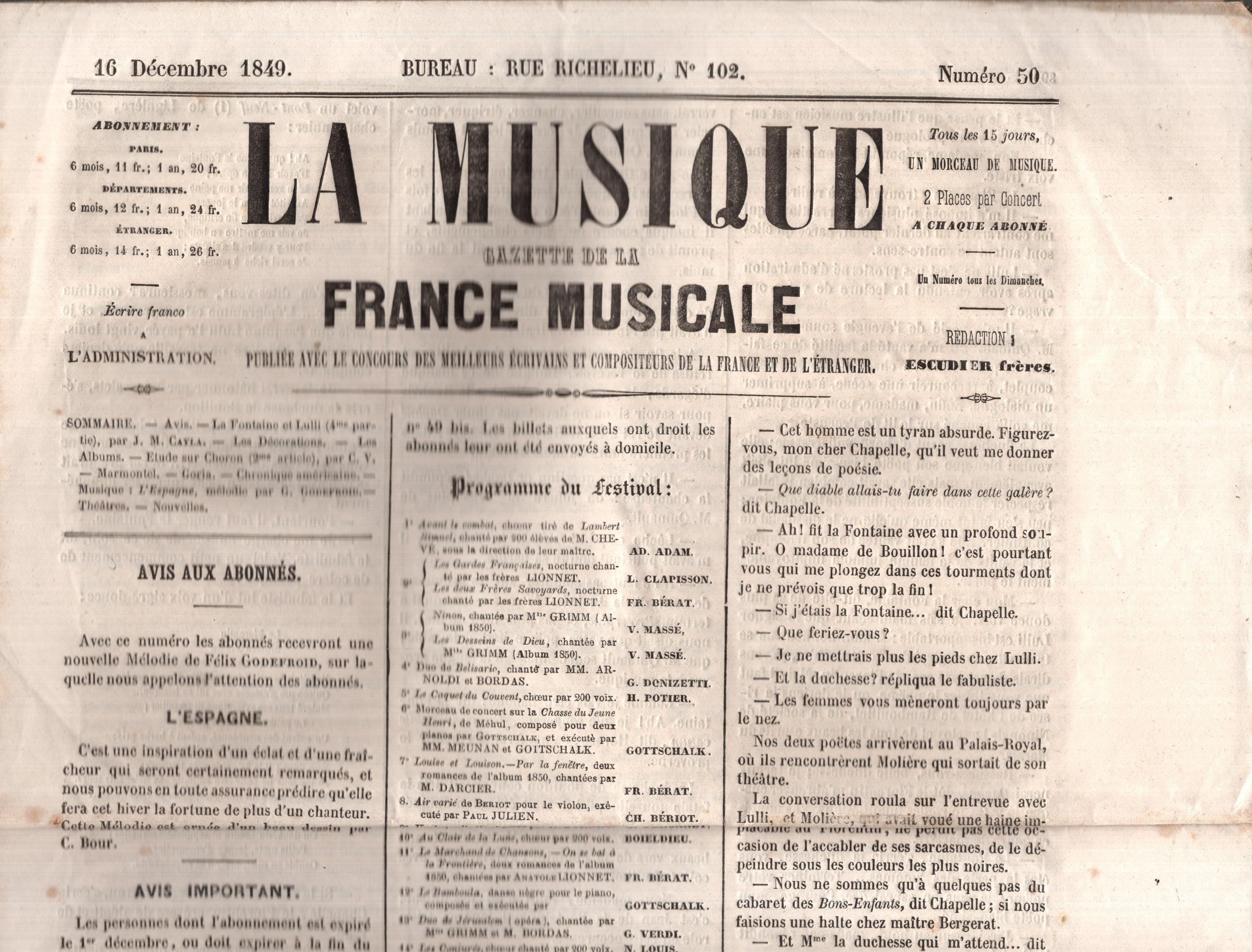 La Musique Gazette … - image
