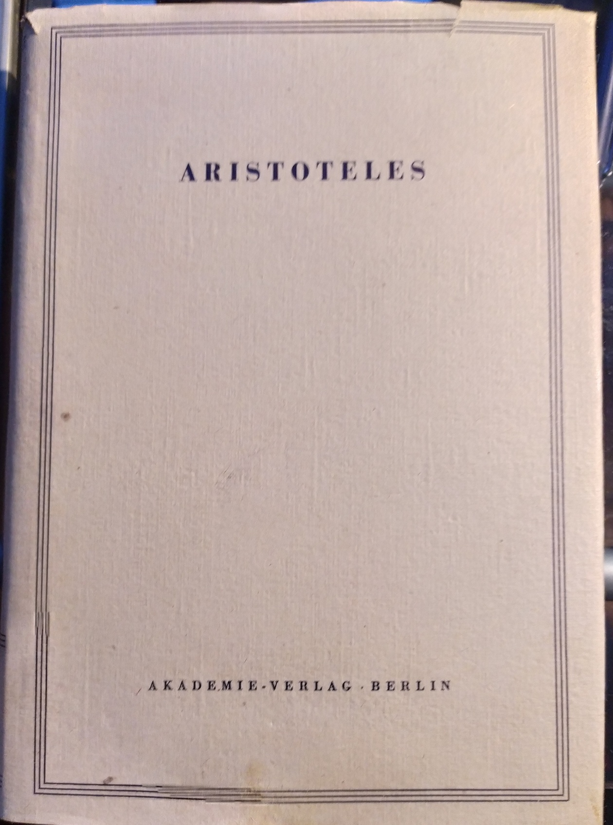 Nikomachische Ethik. Übersetzt und kommentiert von Franz Dirlmeier. Band 6 der Aristoteles Werke in deutscher Übersetzung. - Aristoteles
