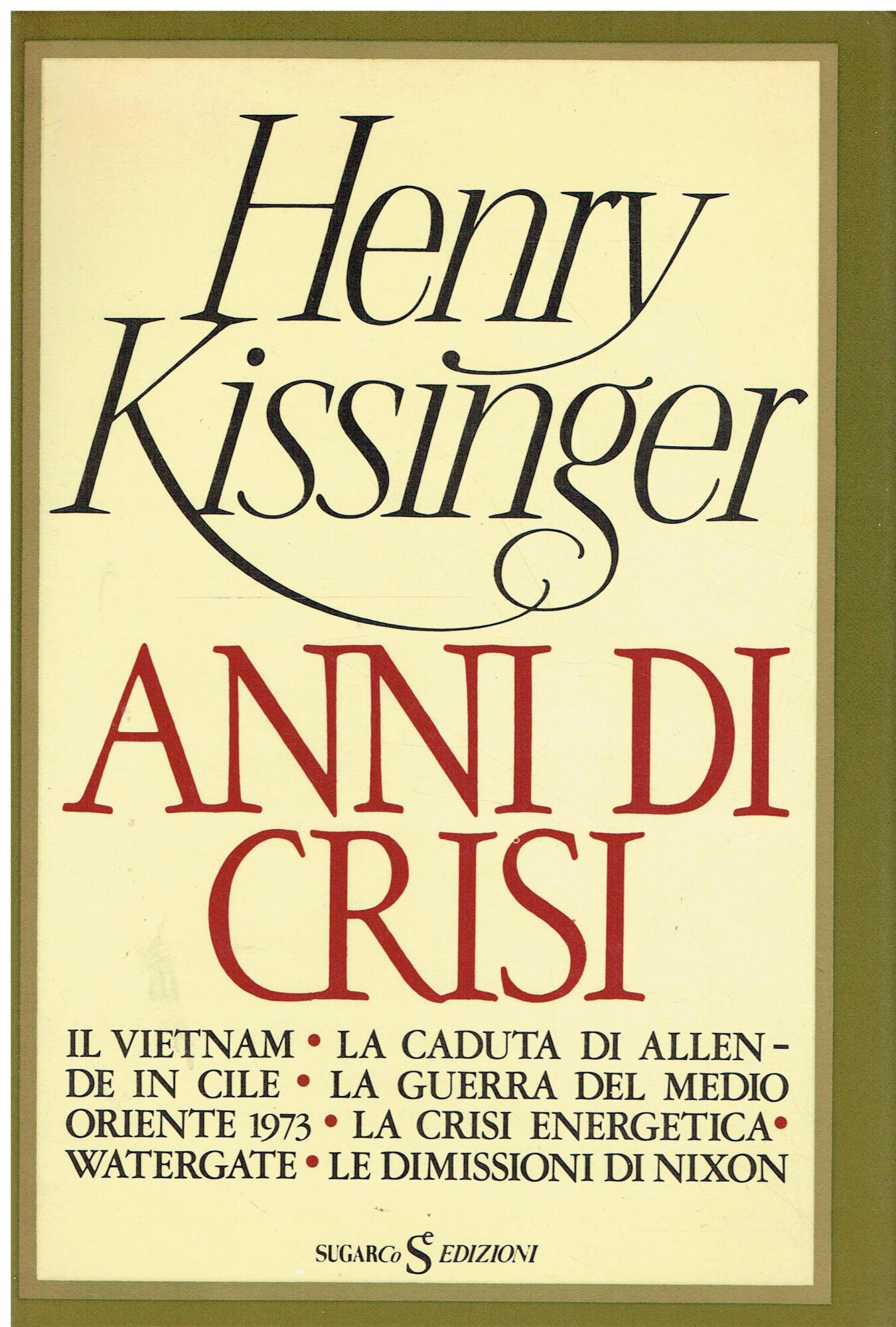 Anni Di Crisi Henry…