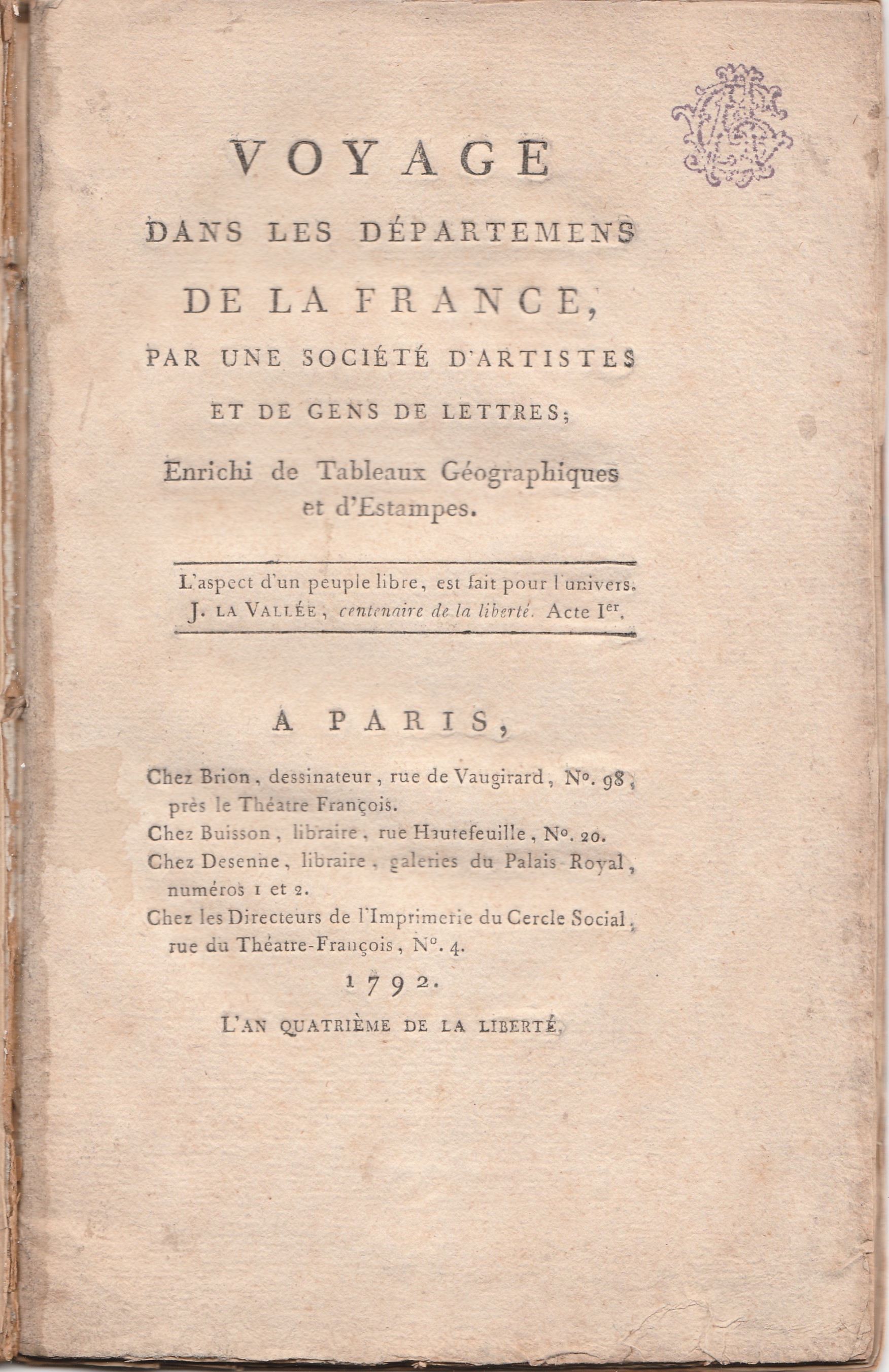 Voyage Dans Les DéP…