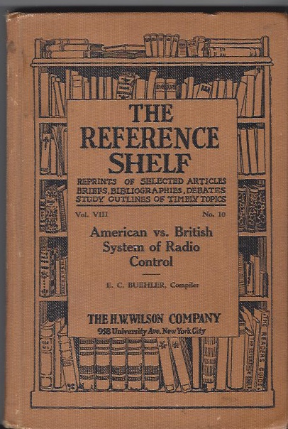 The Reference Shelf…