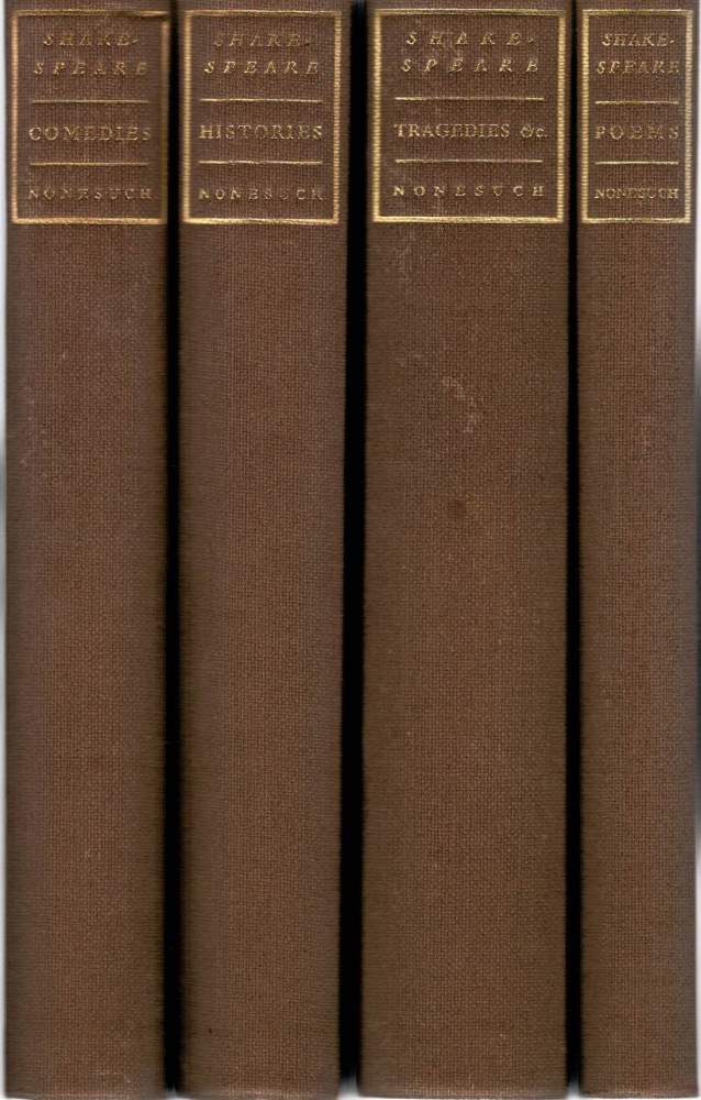 THE COMPLETE WORKS OF WILLIAM SHAKESPEARE. Volume 1: Comedies, Volume 2: Histories, Volume 3: Tragedies, Volume 4: Poems. - SHAKESPEARE, William.