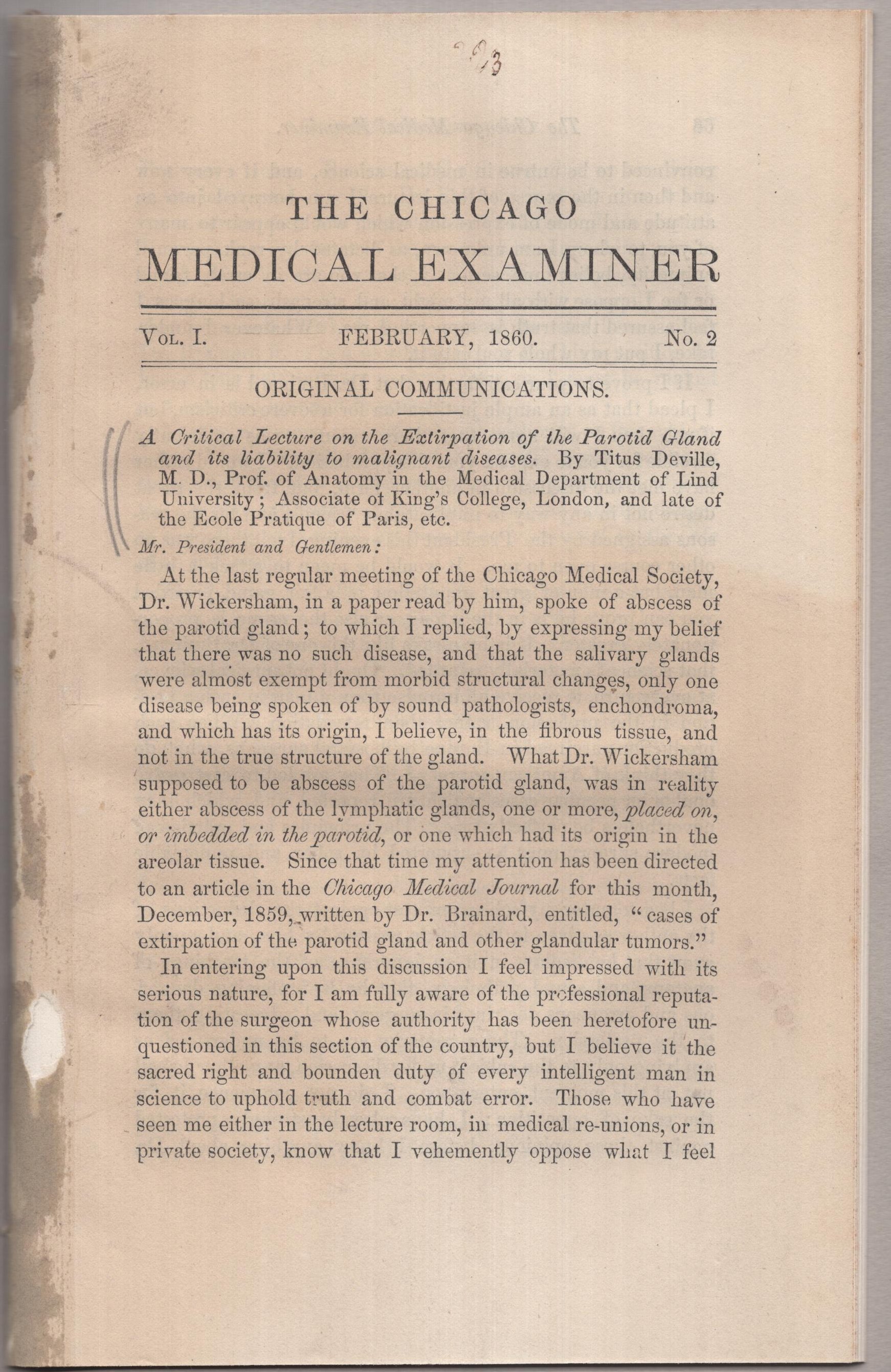 A Critical Lecture …