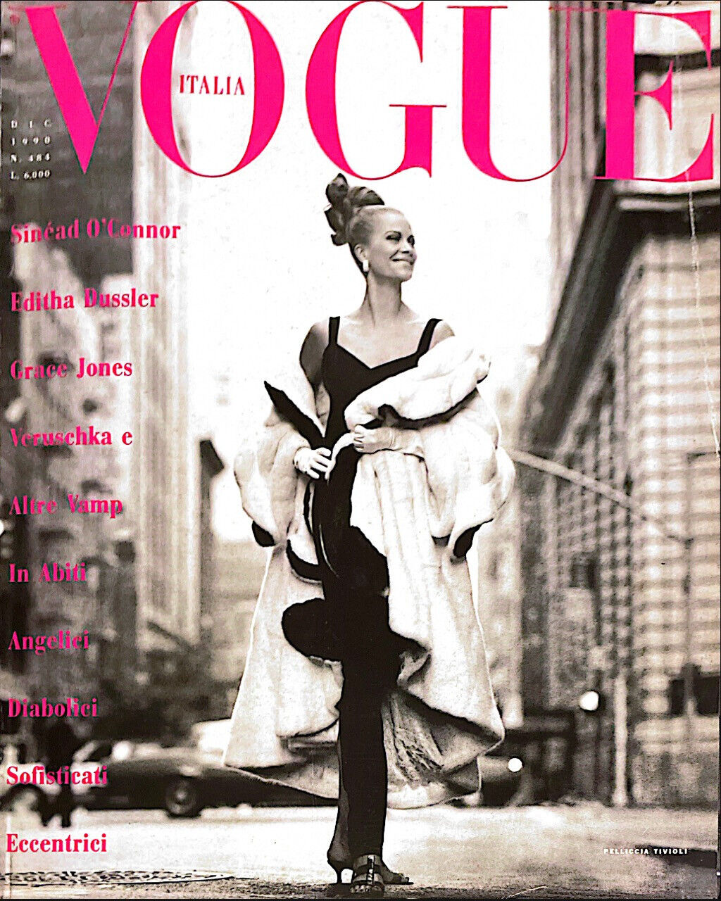 VOGUE Magazine Italia December 1990 EDITHA DUSSLER Schiffer