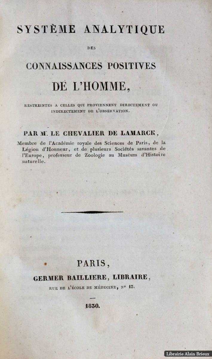 SystèMe Analytique …