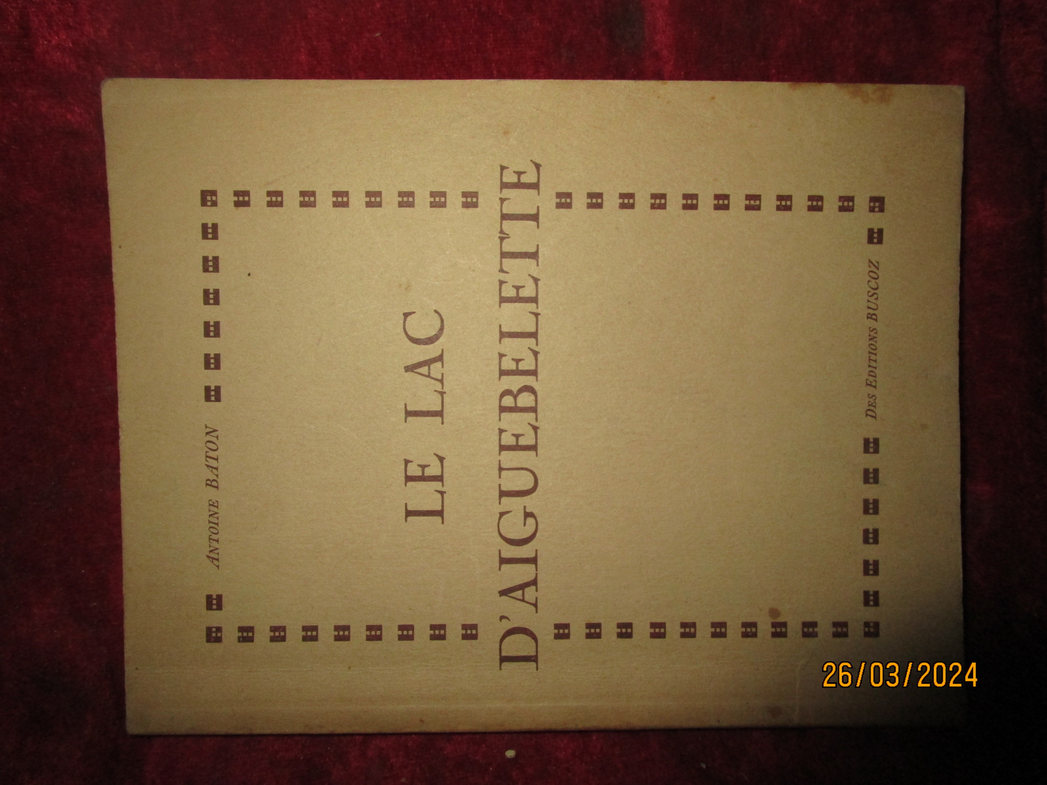 Aux Lacs De Savoie …