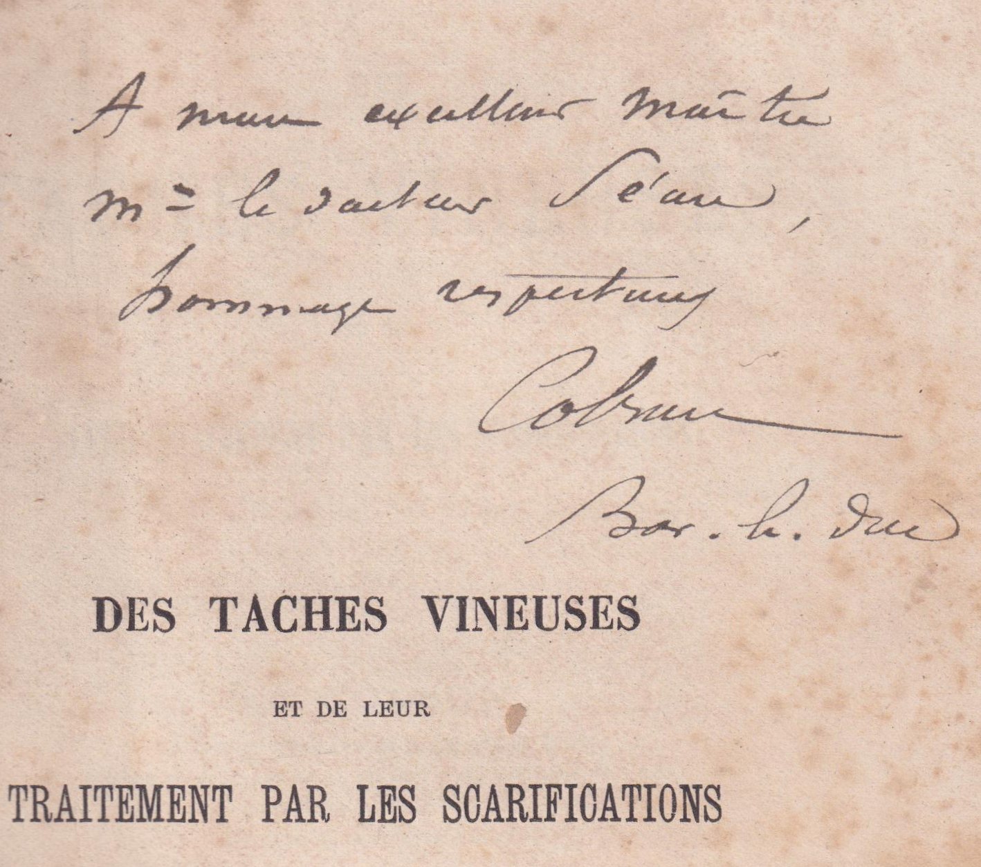 Des TâChes Vineuses…