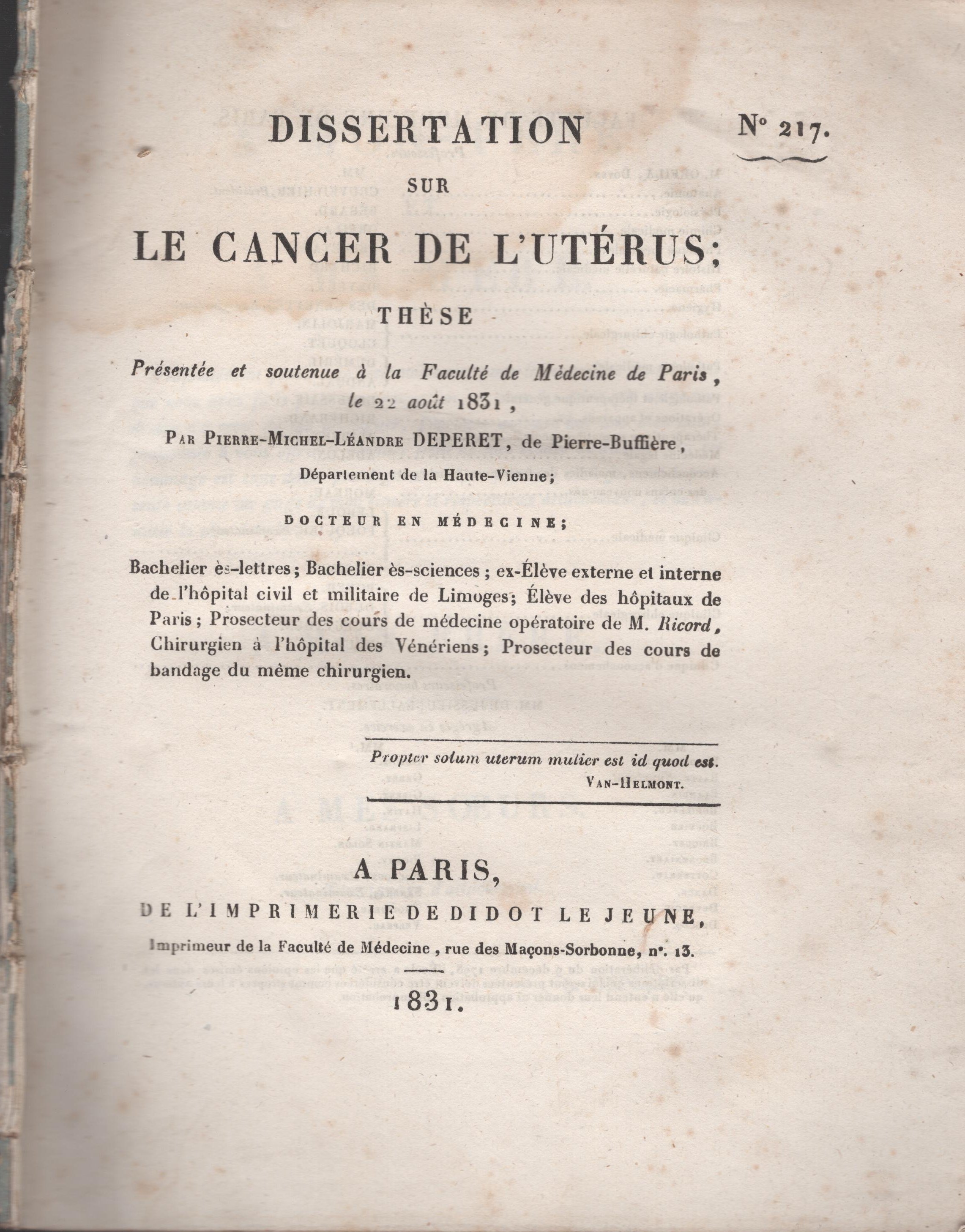 Dissertation Sur Le…