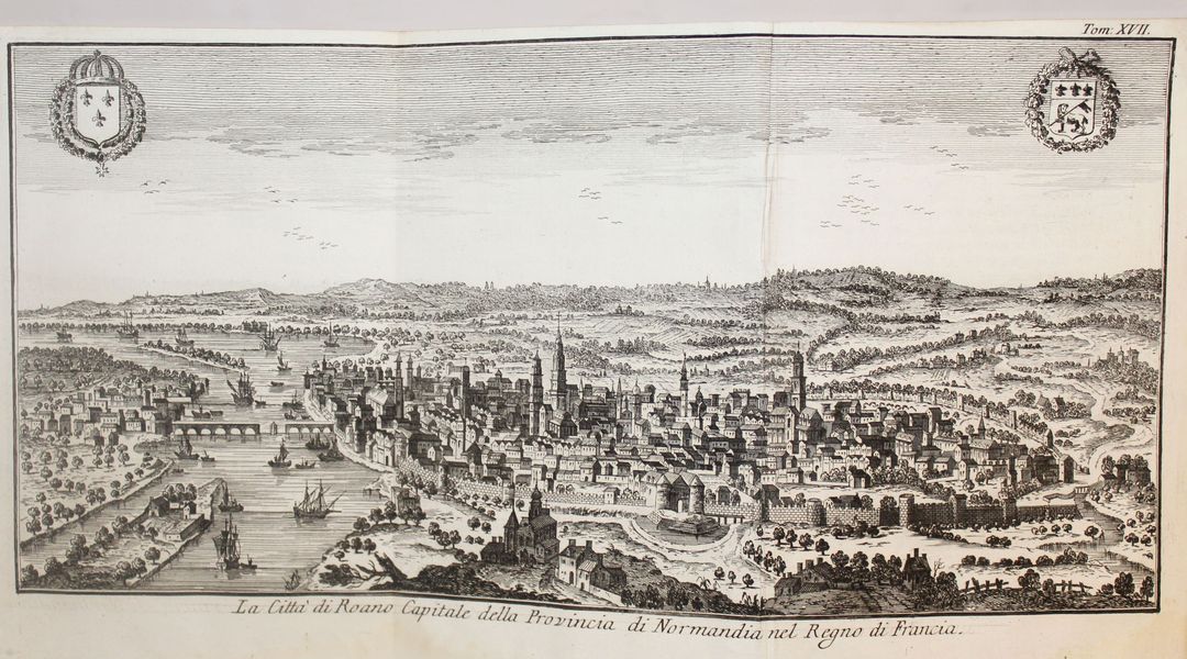 La Citta di Roano Capitale della Provincia di Normandia nel Regno di Francia. [ROUEN] ANONYME. [ ]