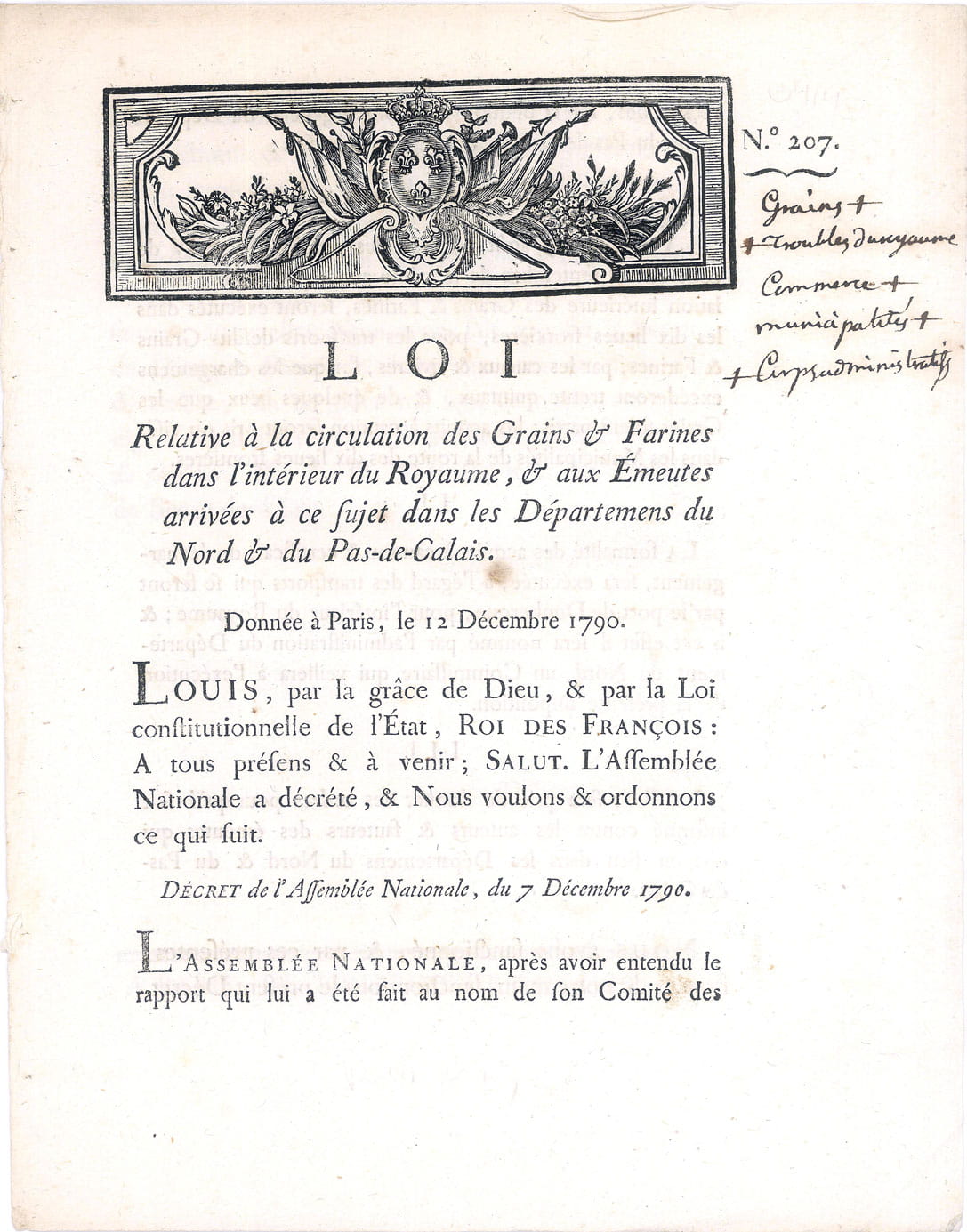 Loi Relative à La C…